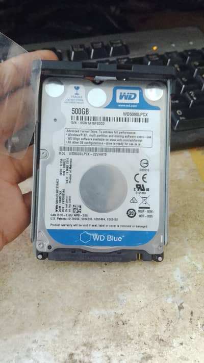 500 GB Hard drive