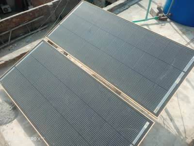 solar plates 5 pieces with frames and wire 4mm