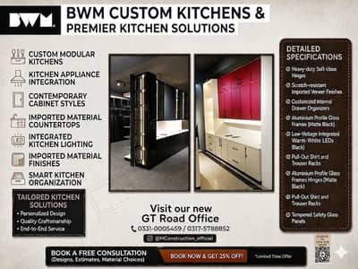Premium Modular Kitchen Design & Installation Services | Custom Kitche