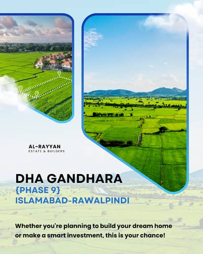 1 Kanal Transferable Plot File for Sale in DHA Gandhara (DHA Phase 9) Islamabad, Rawalpindi