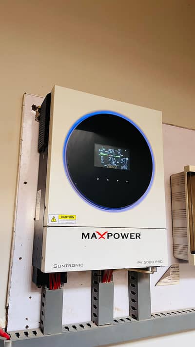 Maxpower pv 5000 pro 4kw inverter with 24v lithium battery maxpower