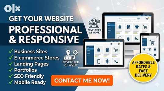 Professional Web Developer | Business & E-commerce Websites
