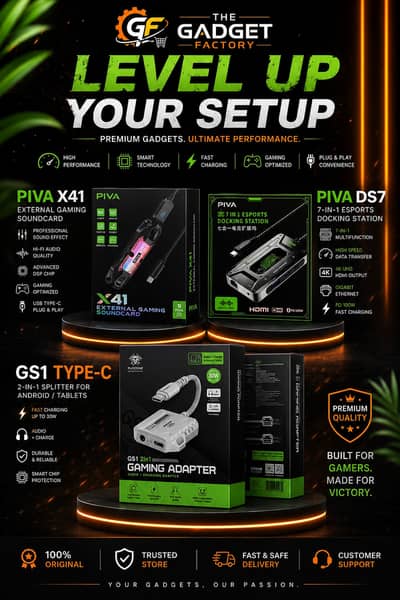 Plextone,Piva,Mcdodo,Apple,Memo,JoyRoom,Biva Splitters Or Cooling Fans