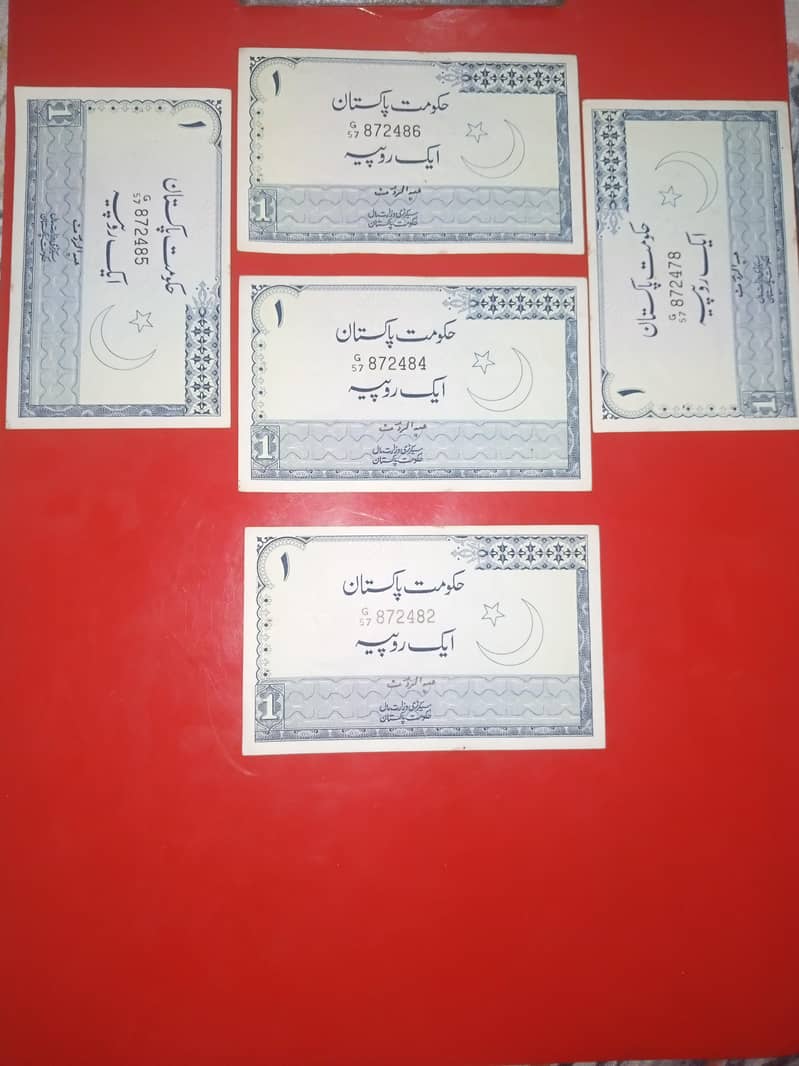 1 rupees old note 0