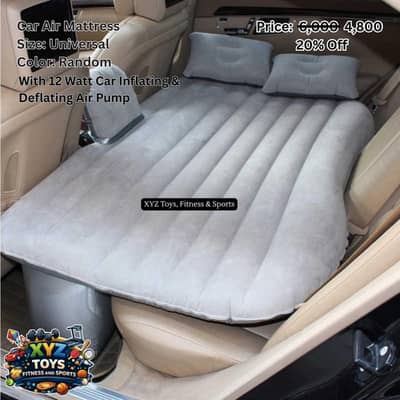 Inflatable Car Air Mattress - Intex (with air pump)