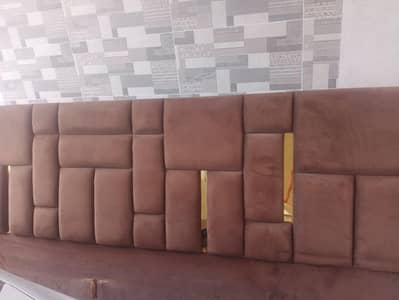 latest design Bed set  dressing side tables just one month used