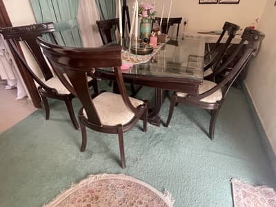 Dining Table with 6 chairs