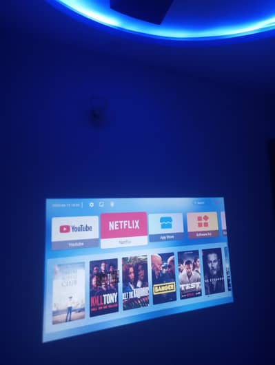 P30 Android Projector with 1080p HD Support Feel Like Home Cinema