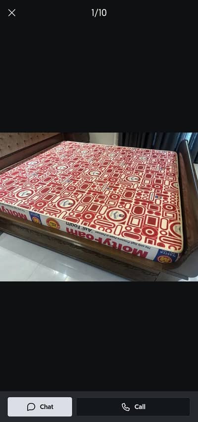 master molty foam thickness 8inch very comfortable. less use urgent sal