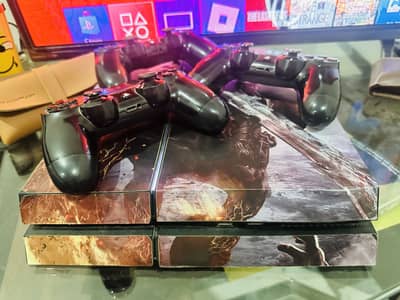 Play Station 4 | PS4 | 500 GB | 3 Controllers | Software Version 13.52