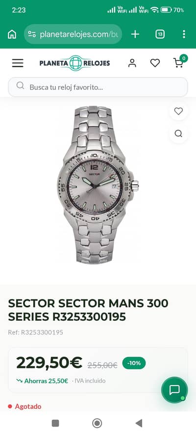 Sector 300 Series Swiss Original watche