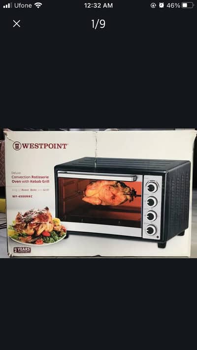 Westpoint Rotisserie Oven with Kebab Grill – Excellent Condition