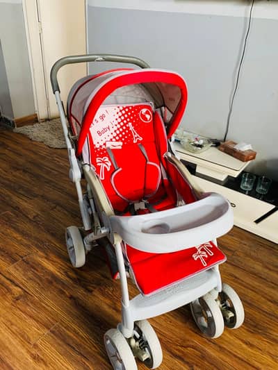 Heavy duty imported Baobaohao pram/stroller in excellent condition