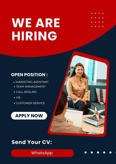 10 male and 5 female argent hiring in door work