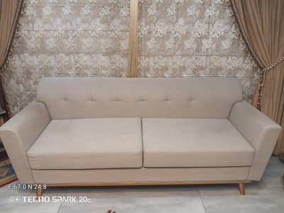 Habitt 3+2 Seater Sofa Set - Slightly Used | Premium Fabric