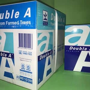 Double a paper A4 Size 80g (500 Sheet Ream) Contact: 03126882000