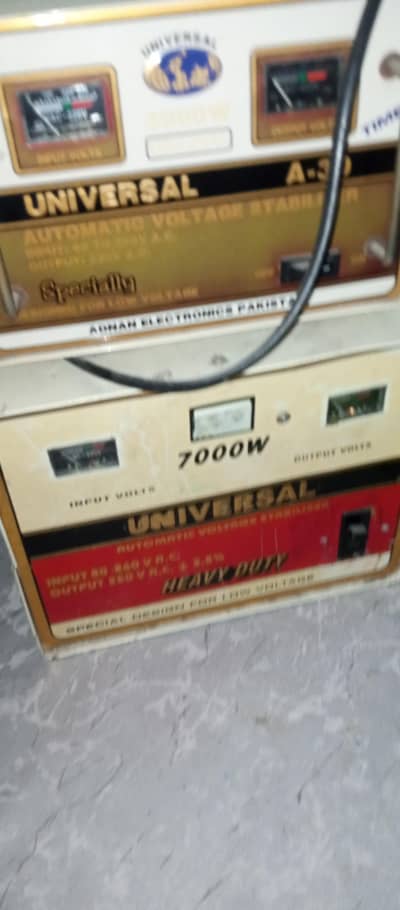 1 stablizer for sale 7000 and 1 for fridge