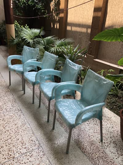 plastic chairs