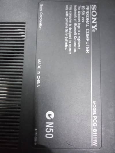 Sony laptop core I7, 4 gb ram, 250 gb storage 16 inch screen numpad