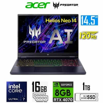 RTX 4070 | ACER PREDATOR HELIOS NEO 14 | 15th gen i7