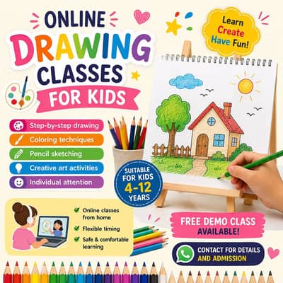  Online Drawing Classes for Kids