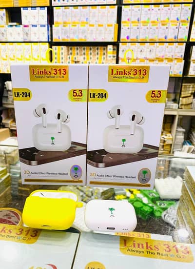 Links 313 LK-204 Wireless Earbuds Bluetooth 5.3 New Box Pack