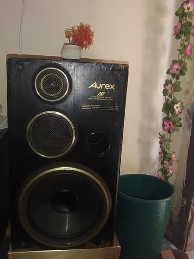 Aurex woofer speakers Amplifire Sony