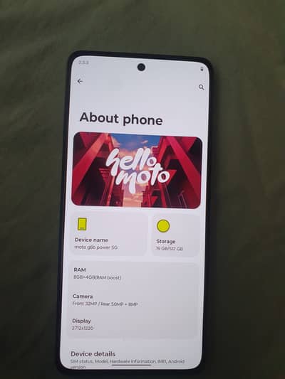 Moto g86 power 5g 19/512gb never open or repair
