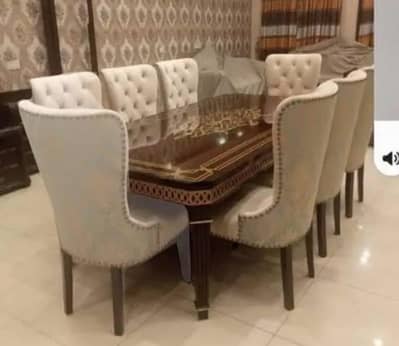 Dining Table / Dining Set / 8 Seater Dining Table / Wooden Table
