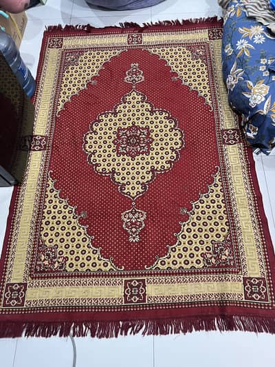 Red Turkish Rug for Room & Picnics