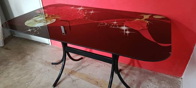 6 Chairs and Dining Table