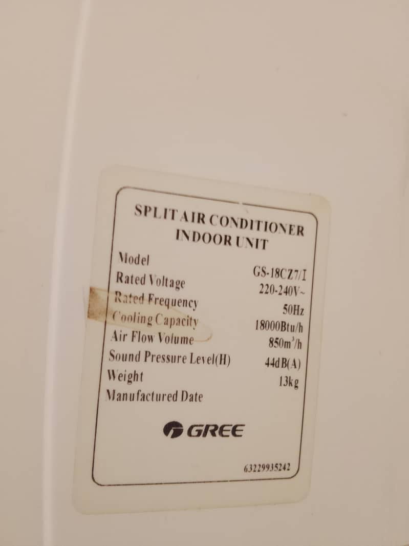 gree split ac 3