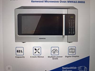 Kenwood Microwave Oven MWK62.000SS (62Liters, 1200W)