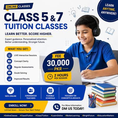 Online and Home Tutors Required