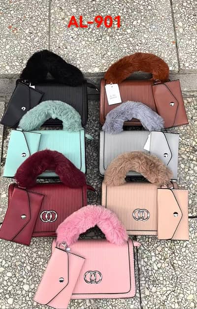 New ladies & girls cross body purse with long strip.
