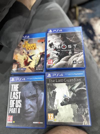 Ps4 games collection it takes two the last guardian the last of us 2