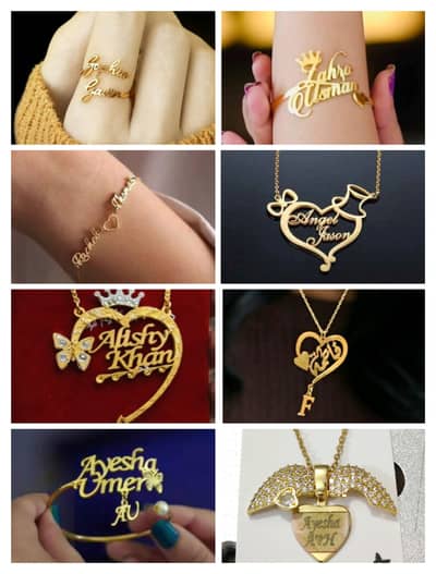  Customized Name Jewelry – Rings, Bracelets & Necklaces
