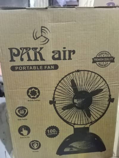 Pak Air Portale Rechargeable Fan DC 12V