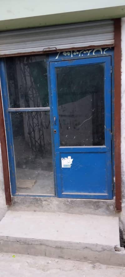 shelves and door for shop