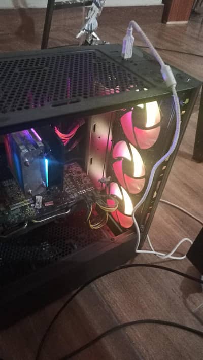Gaming PC Ryzen 5 GTX 970 16GB RAM Complete Setup with 26" LED