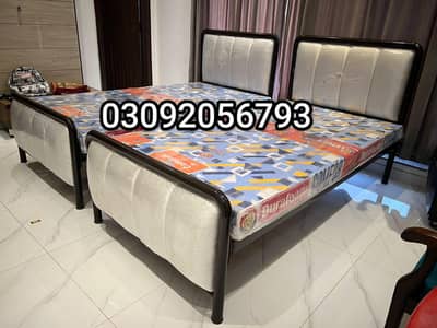 Single Bed \\iron single bed//Bed set//Furniture for kids//03092056793