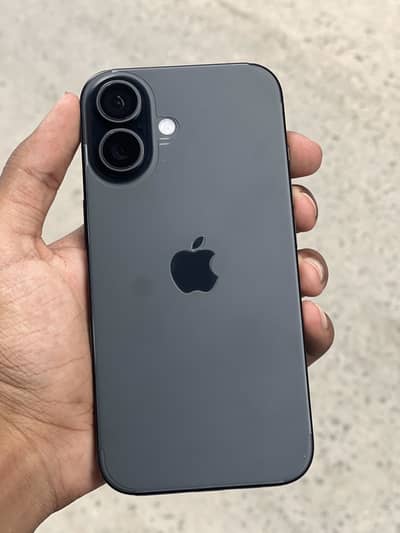 iPhone 16 126GB 100%BH JV black color in Apple Waranty