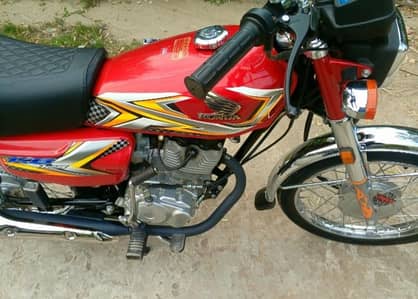 Honda CG 125 2024/2025 Red LusSsh Febulus Gift For Honda Lovers!