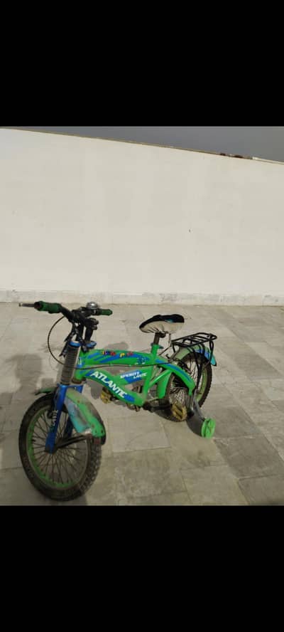 Kids' Bicycle (Atlantic Sports Lante) – Green & Blue