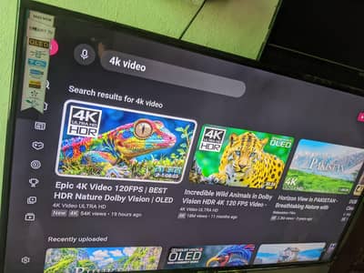 **55” Smart Android 4K Ultra HD TV (Samsung Style Model 55J7500)**