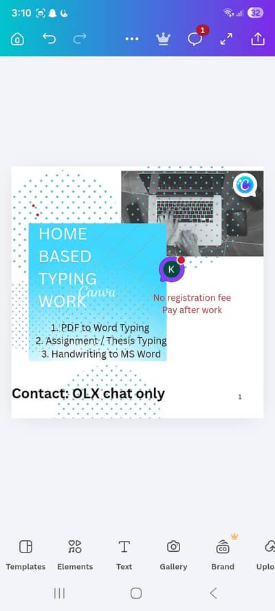 HOME BASED DATA TYPING