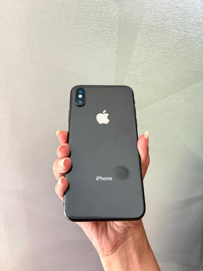 iPhone X 256GB PTA approved with Box, Battery changed 100% Health,