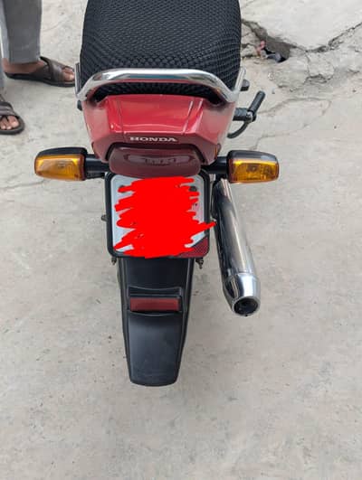 on hand use rear tyre tube new installed