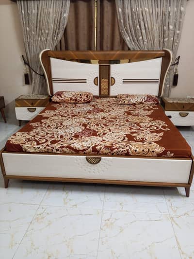 Premium Turkish Style Master Bed And Wardrobe