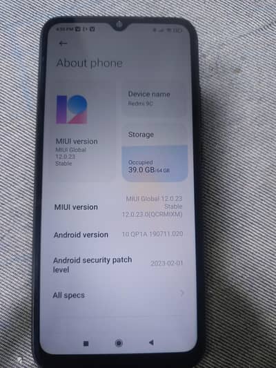 REDMI 9C 4/64 bilkul ok mobile hi 0307/2961652